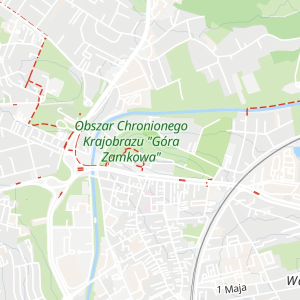 Map of Zamkowa