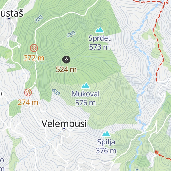 Map of Mukoval