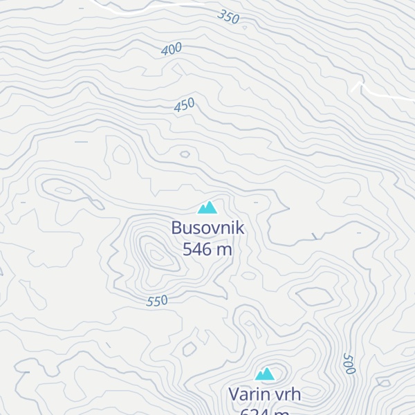 Map of Busovnik