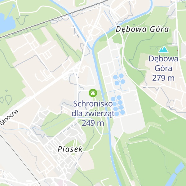 Map of Schronisko dla zwierząt