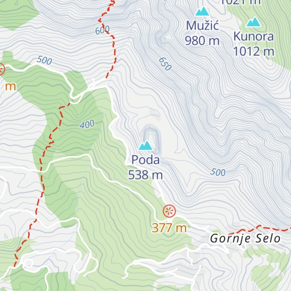 Map of Poda