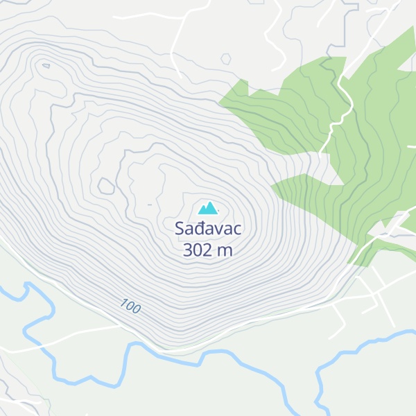 Map of Sađavac