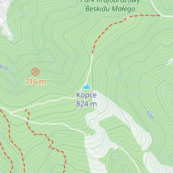 Map of Kopce