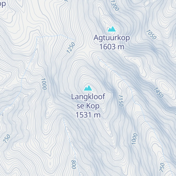 Map of Langkloof se Kop