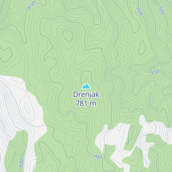 Map of Drenjak