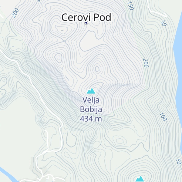Map of Velja Bobija