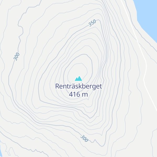 Map of Renträskberget