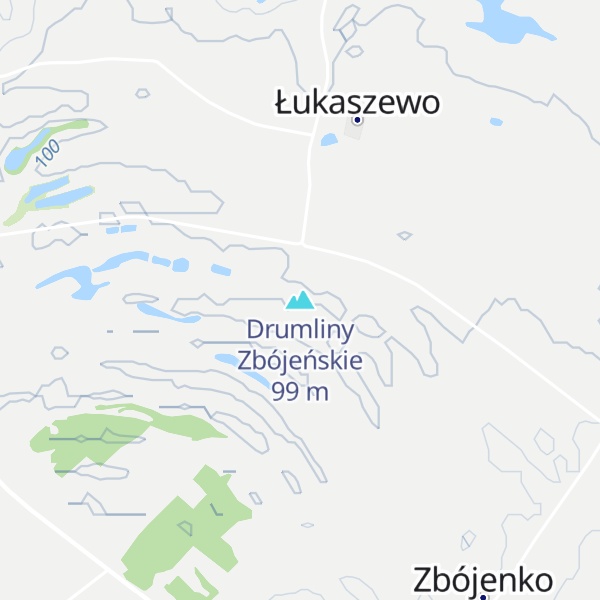 Map of Drumliny Zbójeńskie