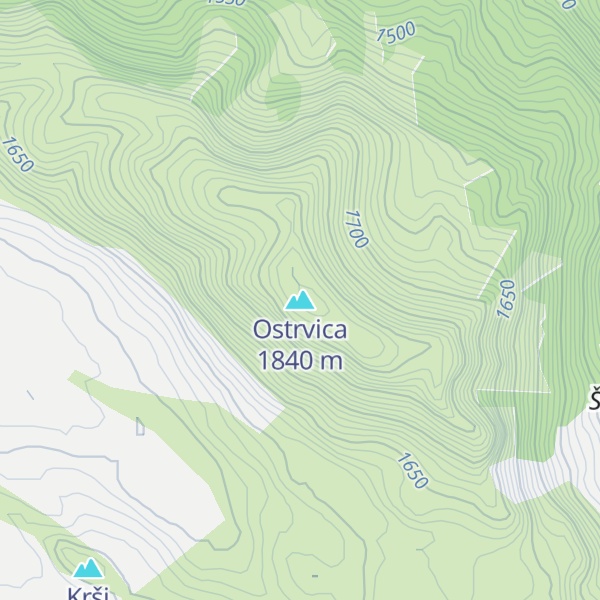 Map of Ostrvica