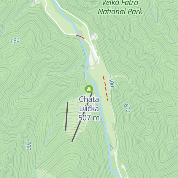 Map of Chata Lúčka