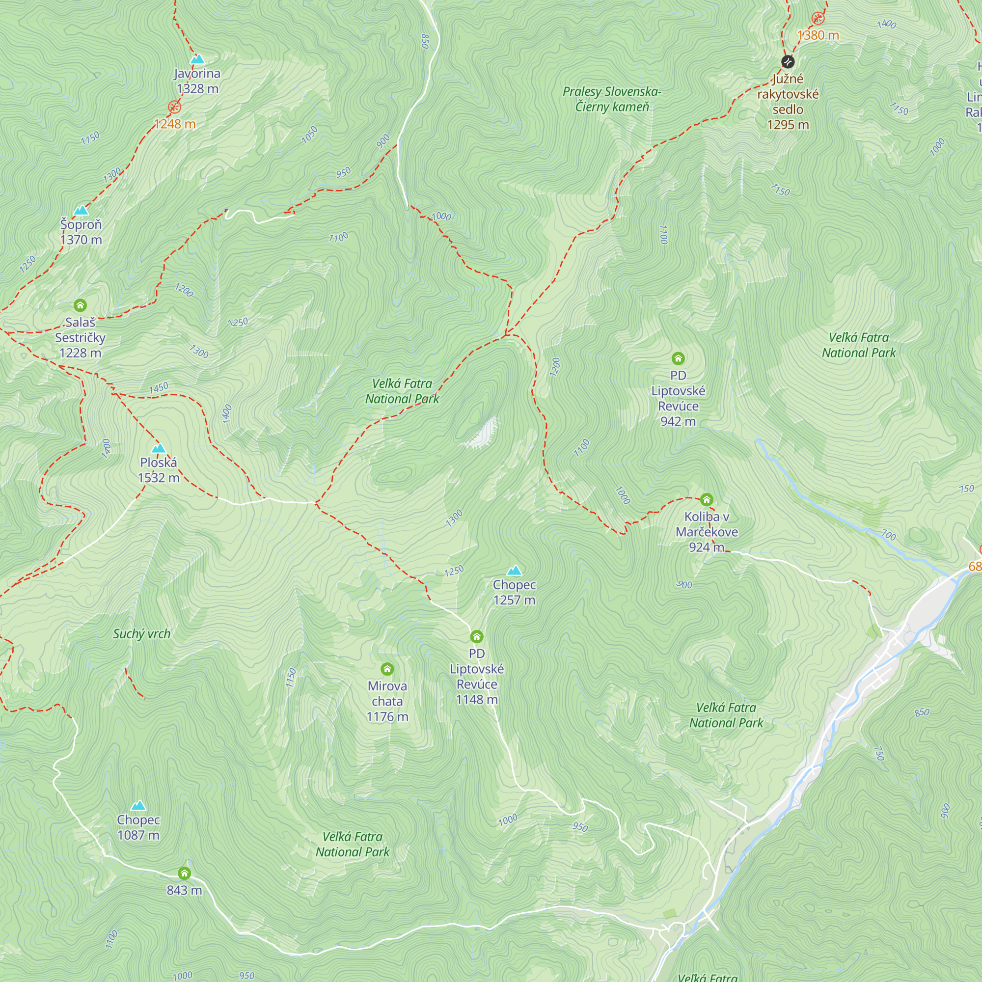 Koniarka map