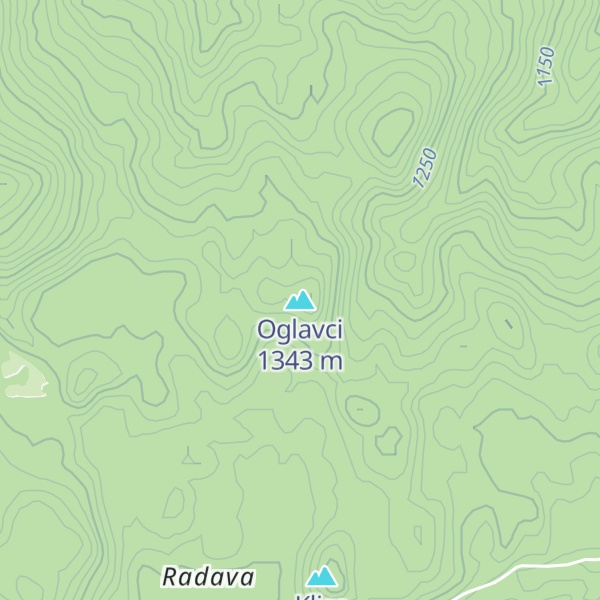Map of Oglavci