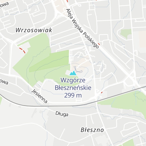 Map of Wzgórze Błeszneńskie
