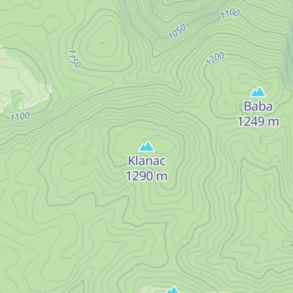 Map of Klanac