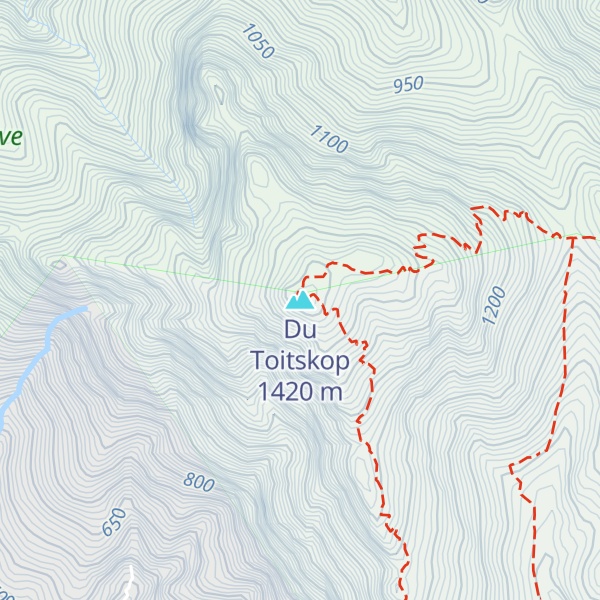 Map of Du Toitskop