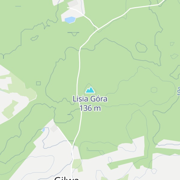 Map of Lisia Góra
