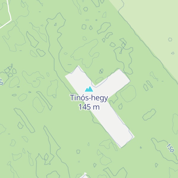 Map of Tinós-hegy