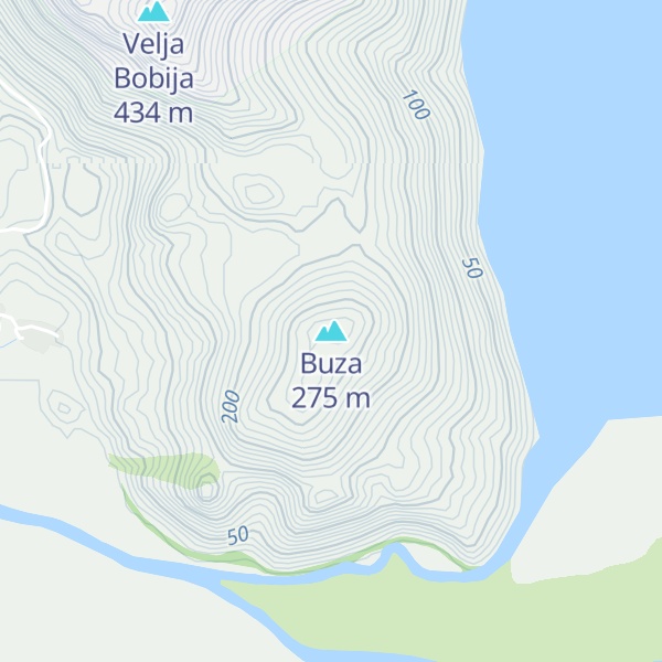 Map of Buza