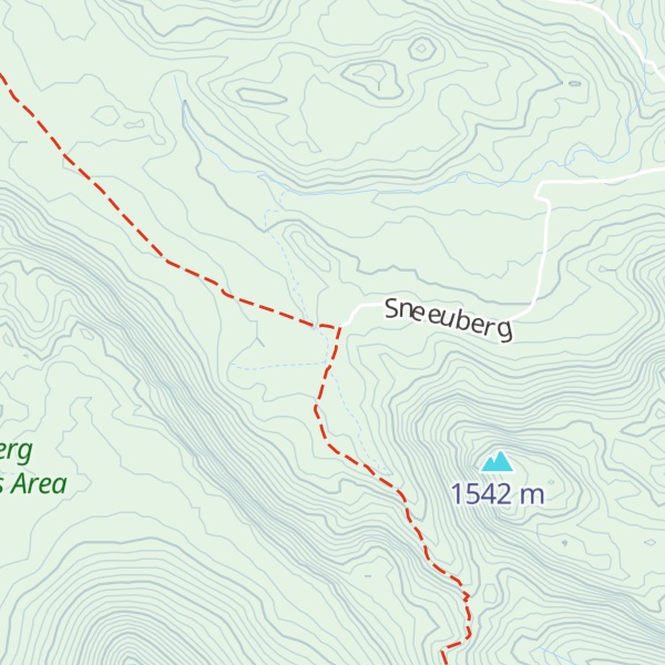 Map of Sneeuberg Hut