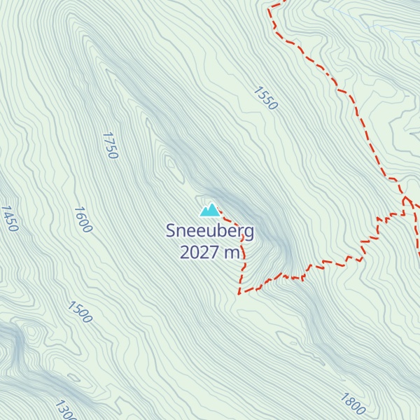 Map of Sneeuberg