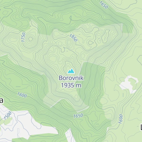 Map of Borovnik