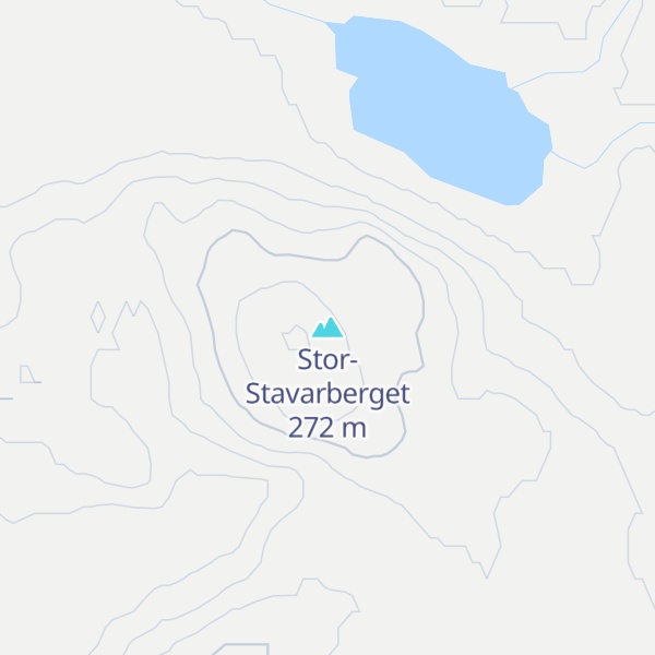 Map of Stor-Stavarberget