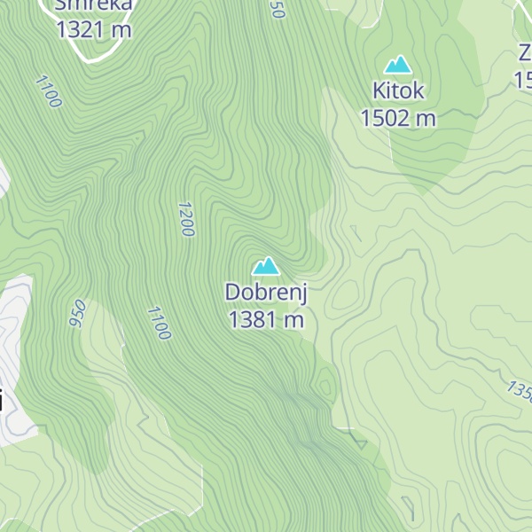 Map of Dobrenj