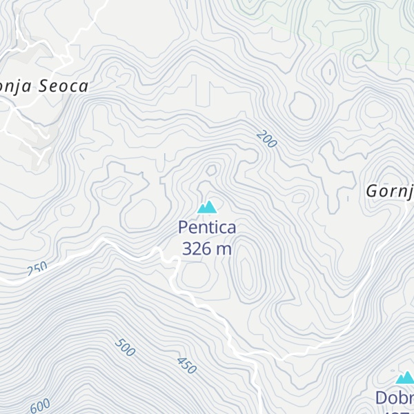 Map of Pentica