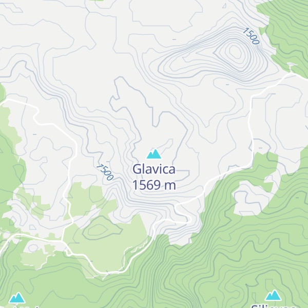 Map of Glavica