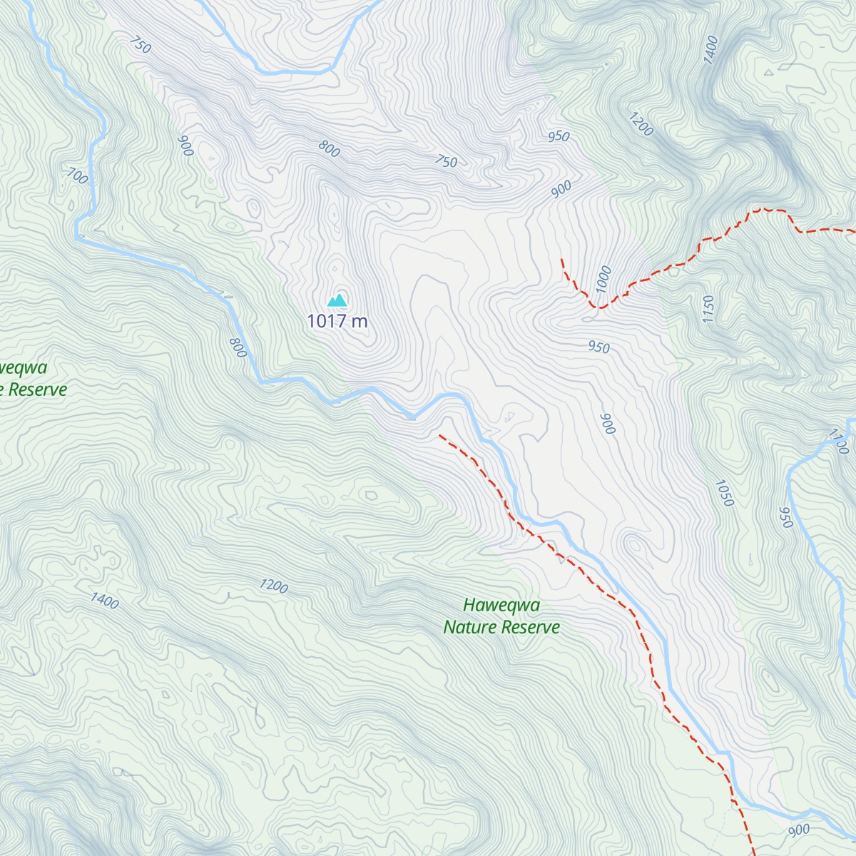 Agtertafelberg Hut - MCSA map