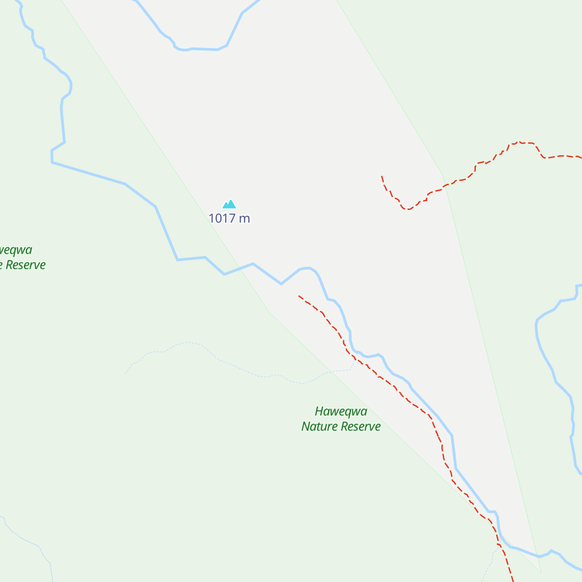 Agtertafelberg Hut - MCSA map