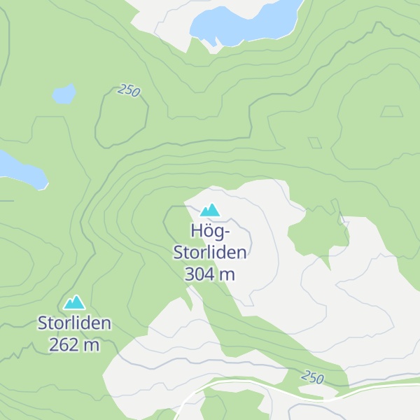 Map of Hög-Storliden