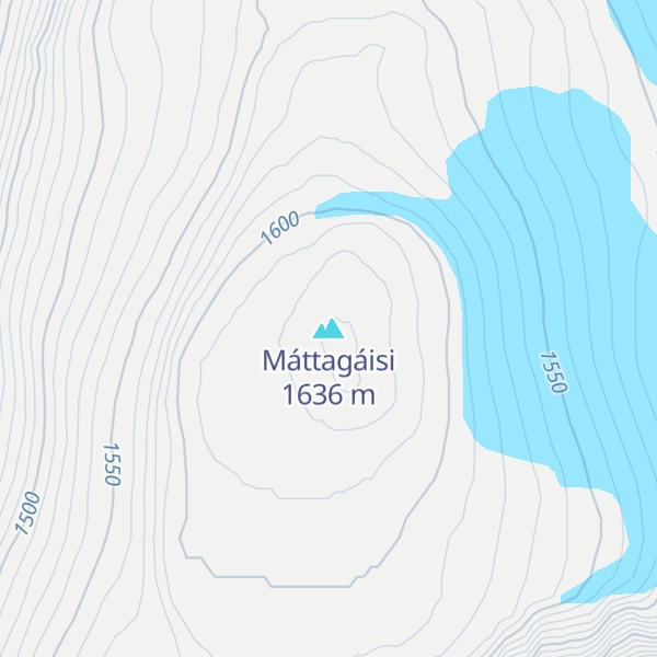 Map of Máttagáisi