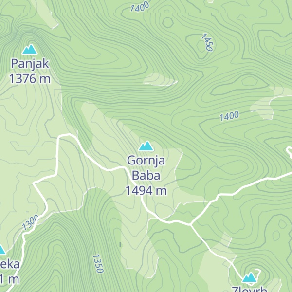 Map of Gornja Baba