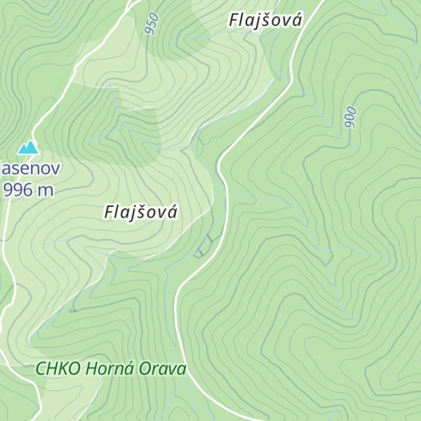 Map of Chata Ján - Oravská Lesná