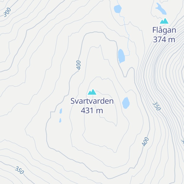 Map of Svartvarden