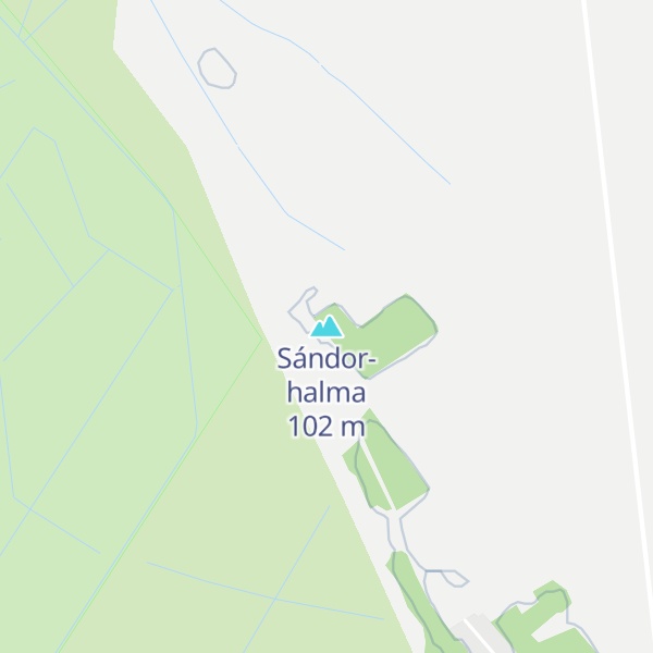 Map of Sándor-halma