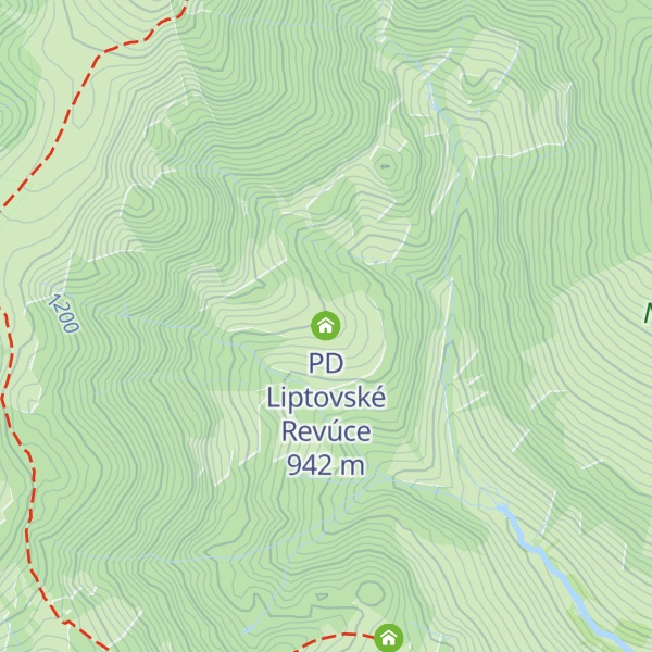 Map of PD Liptovské Revúce