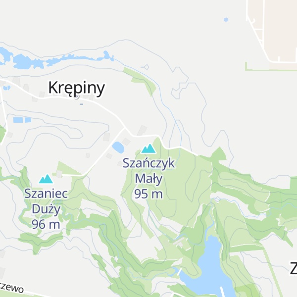 Map of Szańczyk Mały