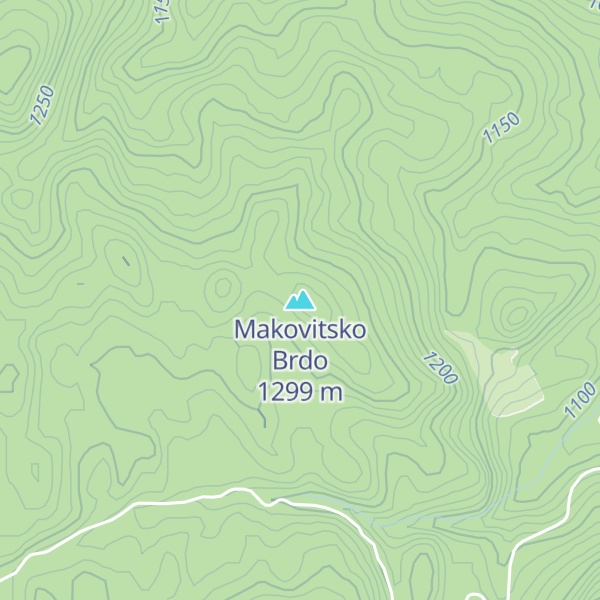 Map of Makovitsko Brdo