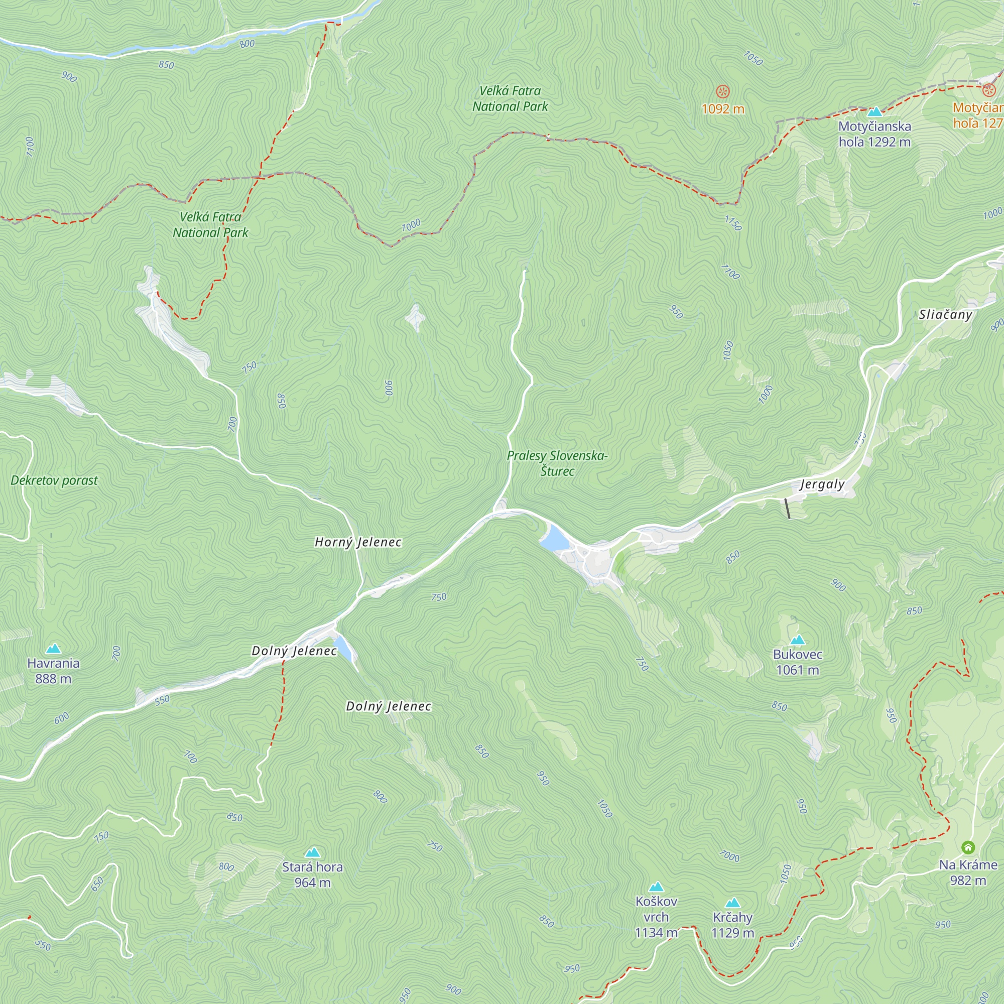 Šturec map