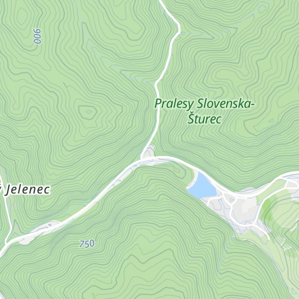 Map of Šturec