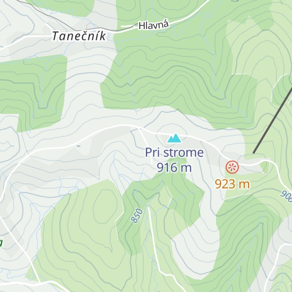 Map of Chata Vŕba