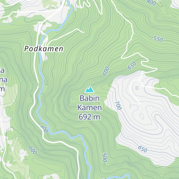 Map of Babin Kamen