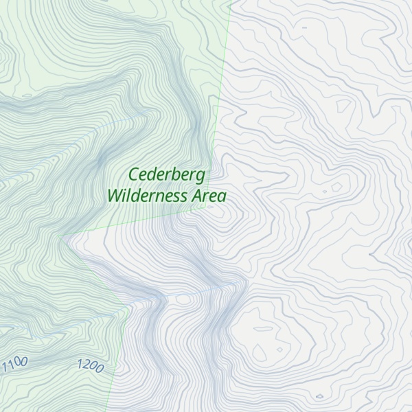 Map of Donkerkloofkop
