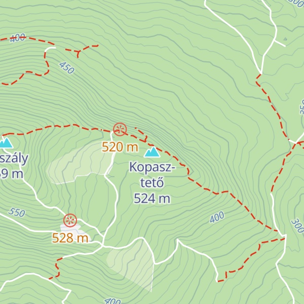 Map of Kopasz-tető