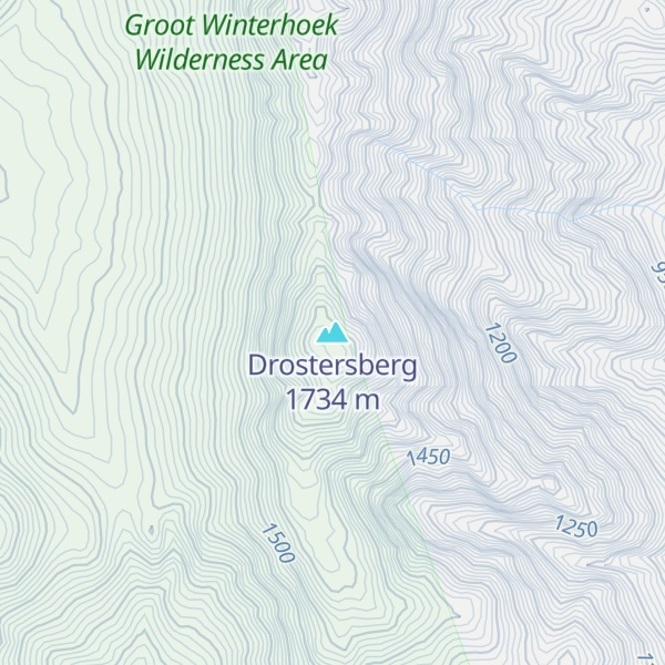 Map of Drostersberg