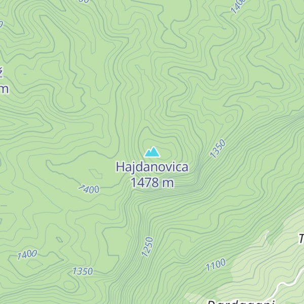 Map of Hajdanovica
