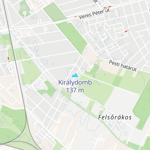 Map of Királydomb