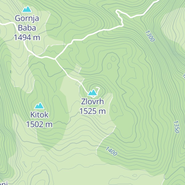 Map of Zlovrh